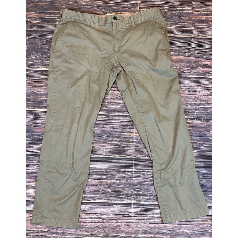 Timberland Relaxed Fit Pants Mens 34x32 Green Straight Leg Cotton Baggy Skater
